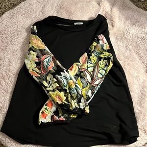 Long sleeve lace multicolor